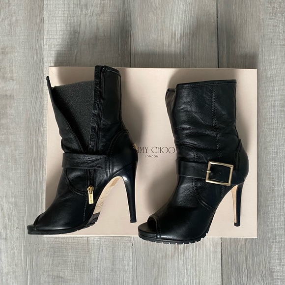 🎉HP🎉JIMMY CHOO BIKER BOOTIES - Picture 10 of 16